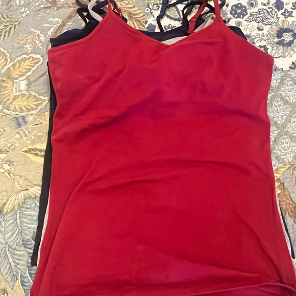 6 Pack EUC Women Camisoles with Shelf Bra Adjustable Strap Cotton Tank Tops - Picture 8 of 13